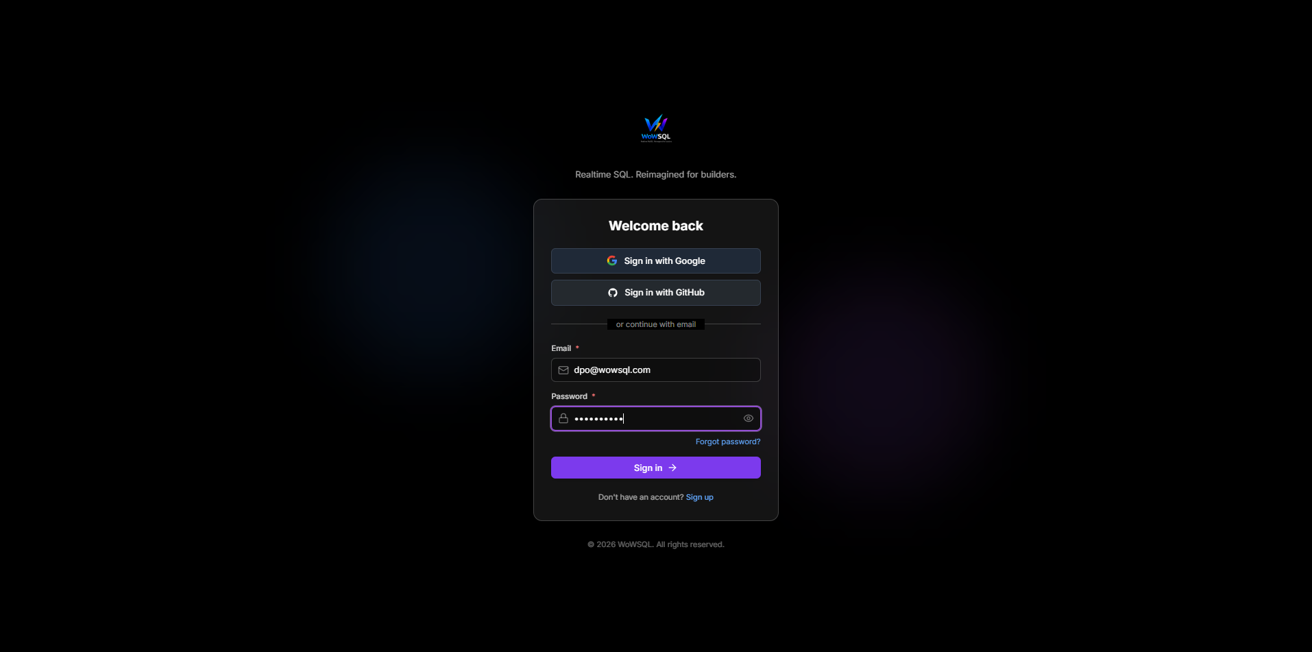 Login Form